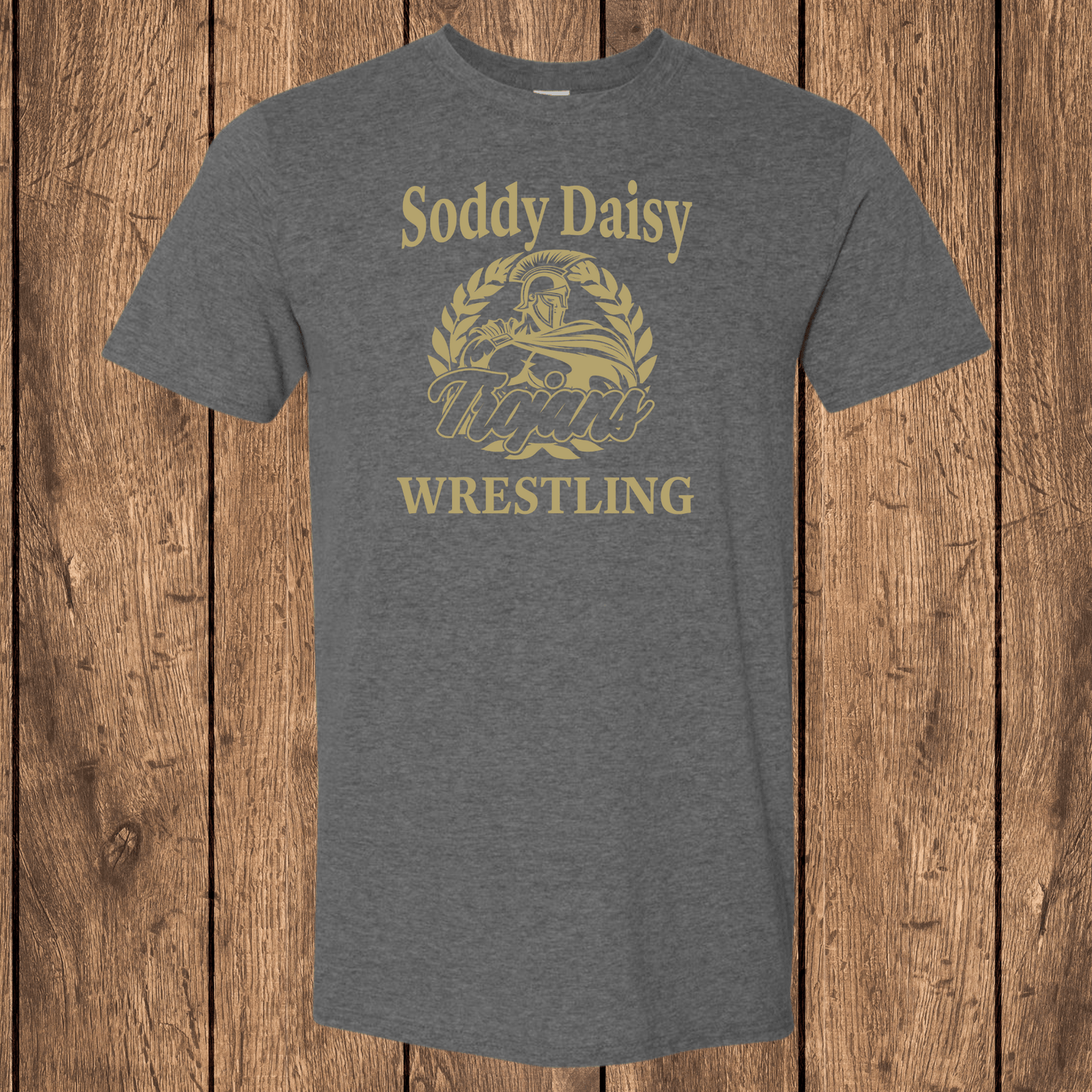 Soddy Daisy Trojan Wrestling Tee (SDW9) - InkDura