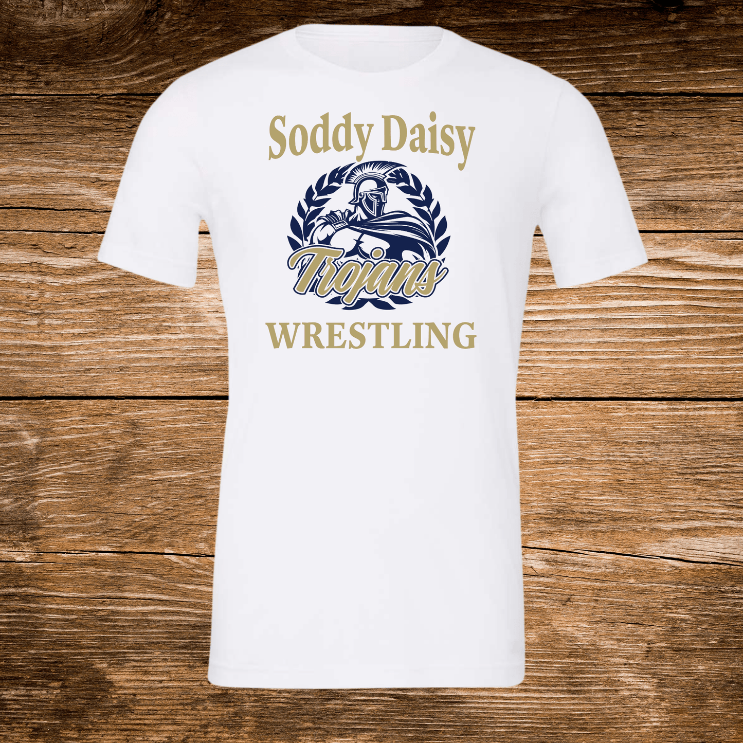 Soddy Daisy Trojan Wrestling Tee (SDW9) - InkDura