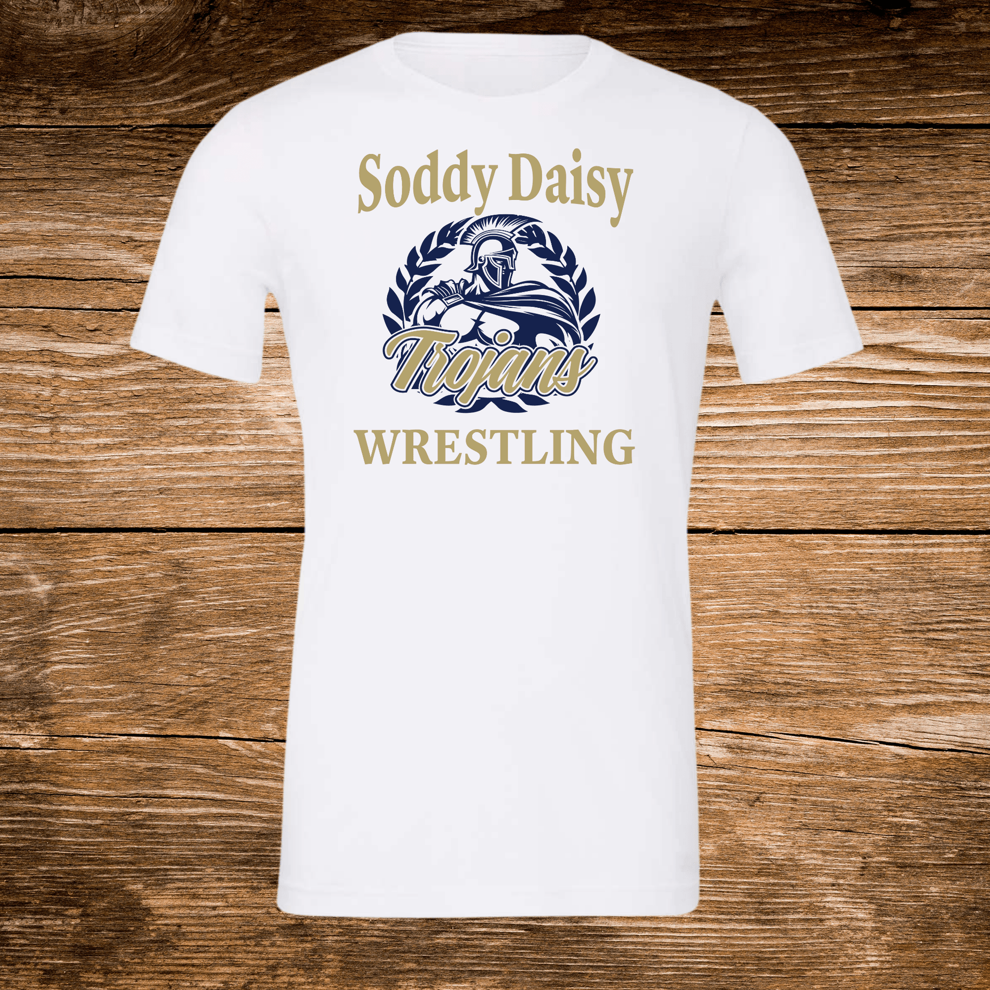 Soddy Daisy Trojan Wrestling Tee (SDW9) - InkDura