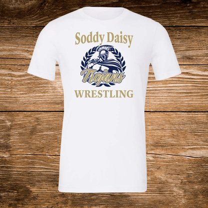 Soddy Daisy Trojan Wrestling Tee (SDW9) - InkDura