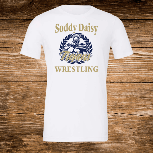 Soddy Daisy Trojan Wrestling Tee (SDW9) - InkDura
