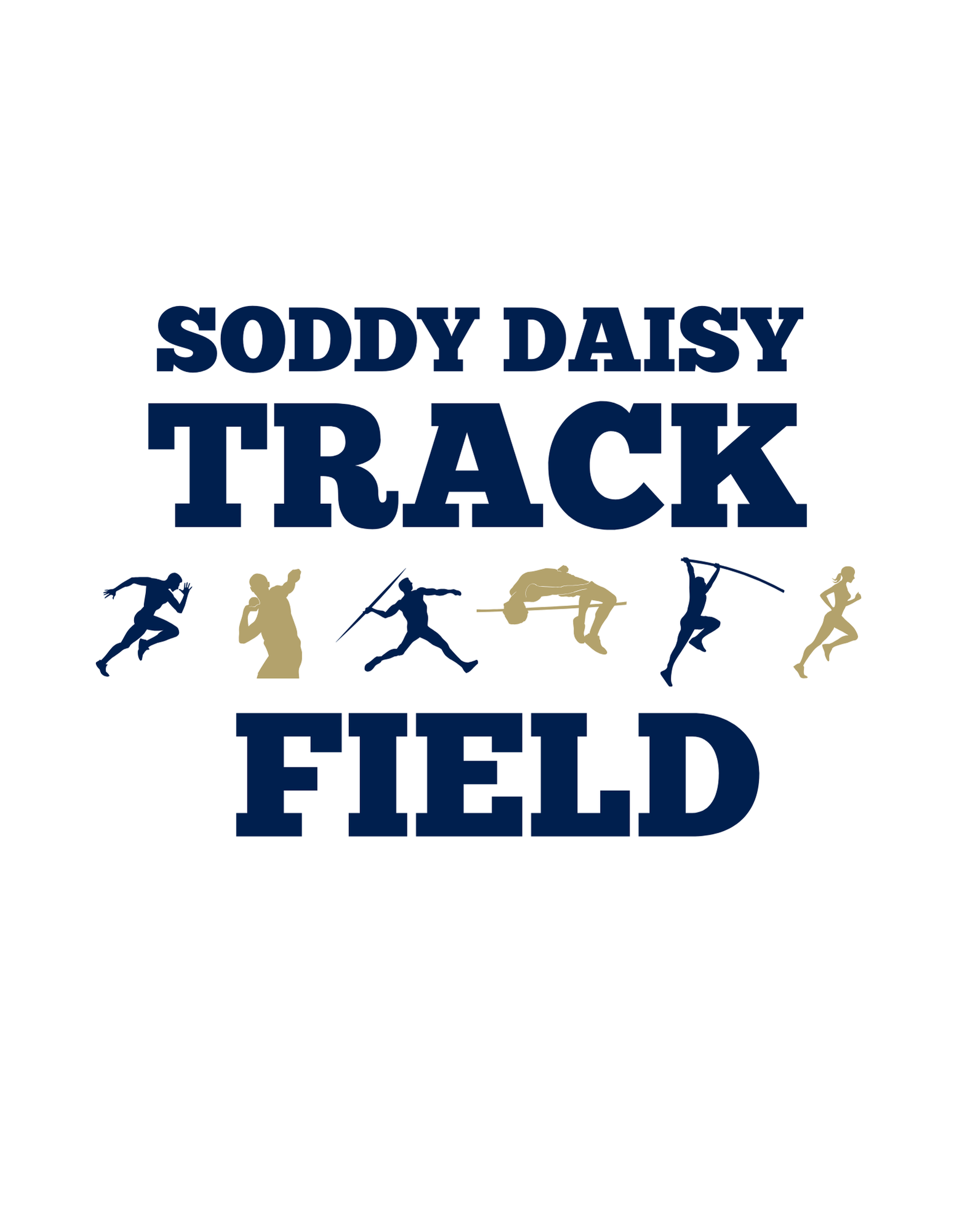 Soddy Daisy Trojans Track and Field (Design 5) - InkDura