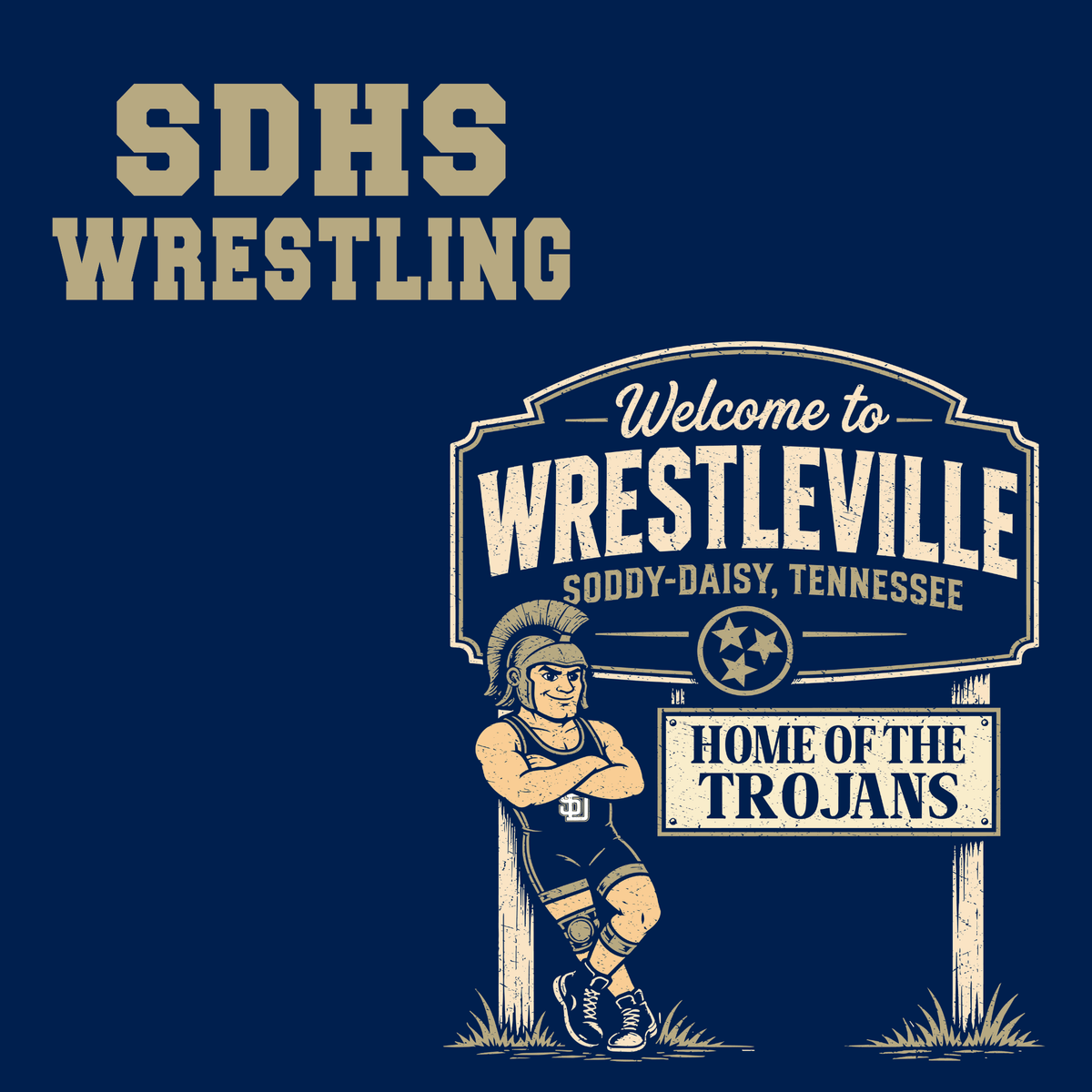 Soddy Daisy Wrestleville Fan Shirt - InkDura
