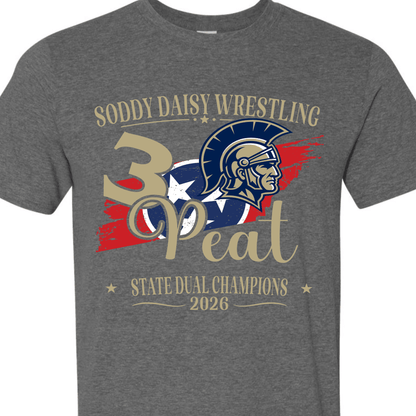 Soddy Daisy Wrestling 3 Peat Champions - InkDura