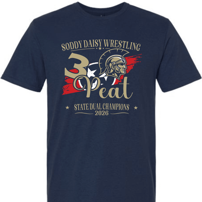 Soddy Daisy Wrestling 3 Peat Champions - InkDura