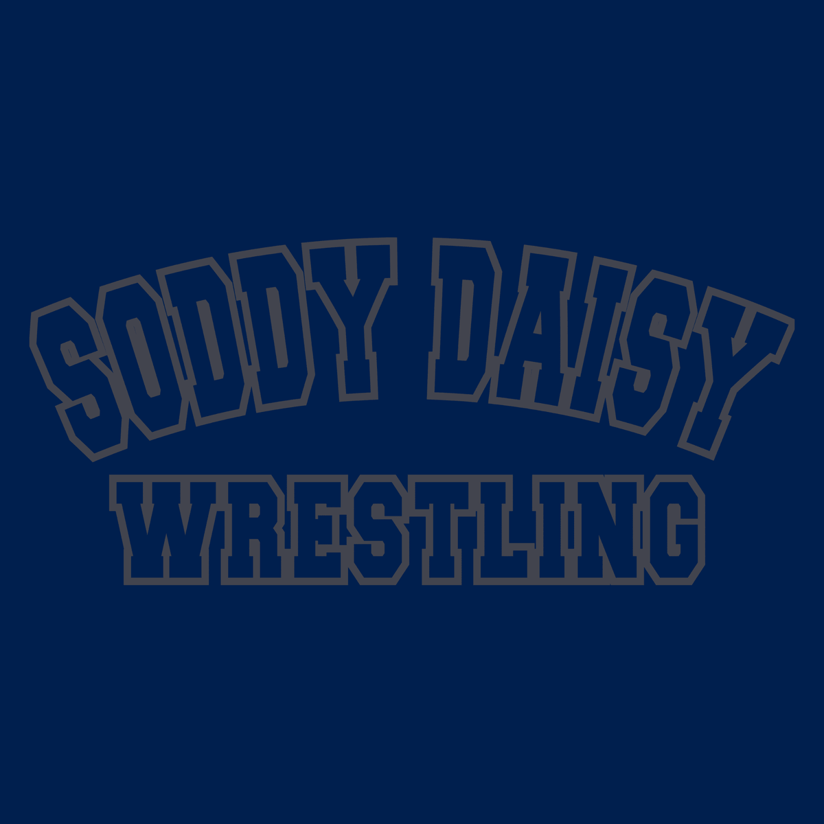Soddy Daisy Wrestling Team Shirt Ghost Arch - InkDura