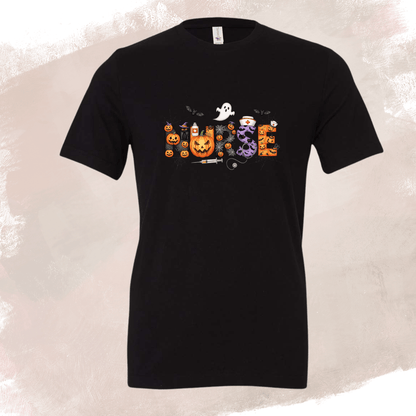 Spooky Nurse Halloween Tee - InkDura