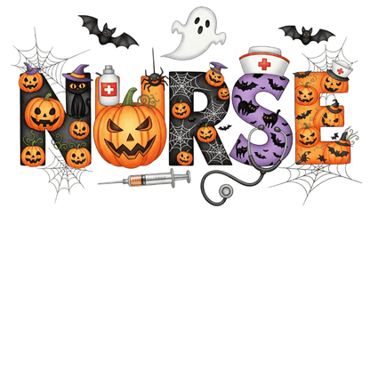 Spooky Nurse Halloween Tee - InkDura