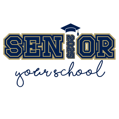 Straight Outta Senior Year Customizable (Grad 9) - InkDura