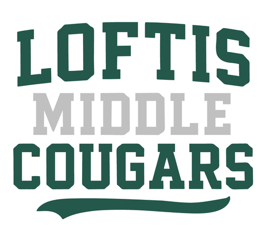 Stylish Loftis Middle School T-Shirt for Cougar Fans - InkDura