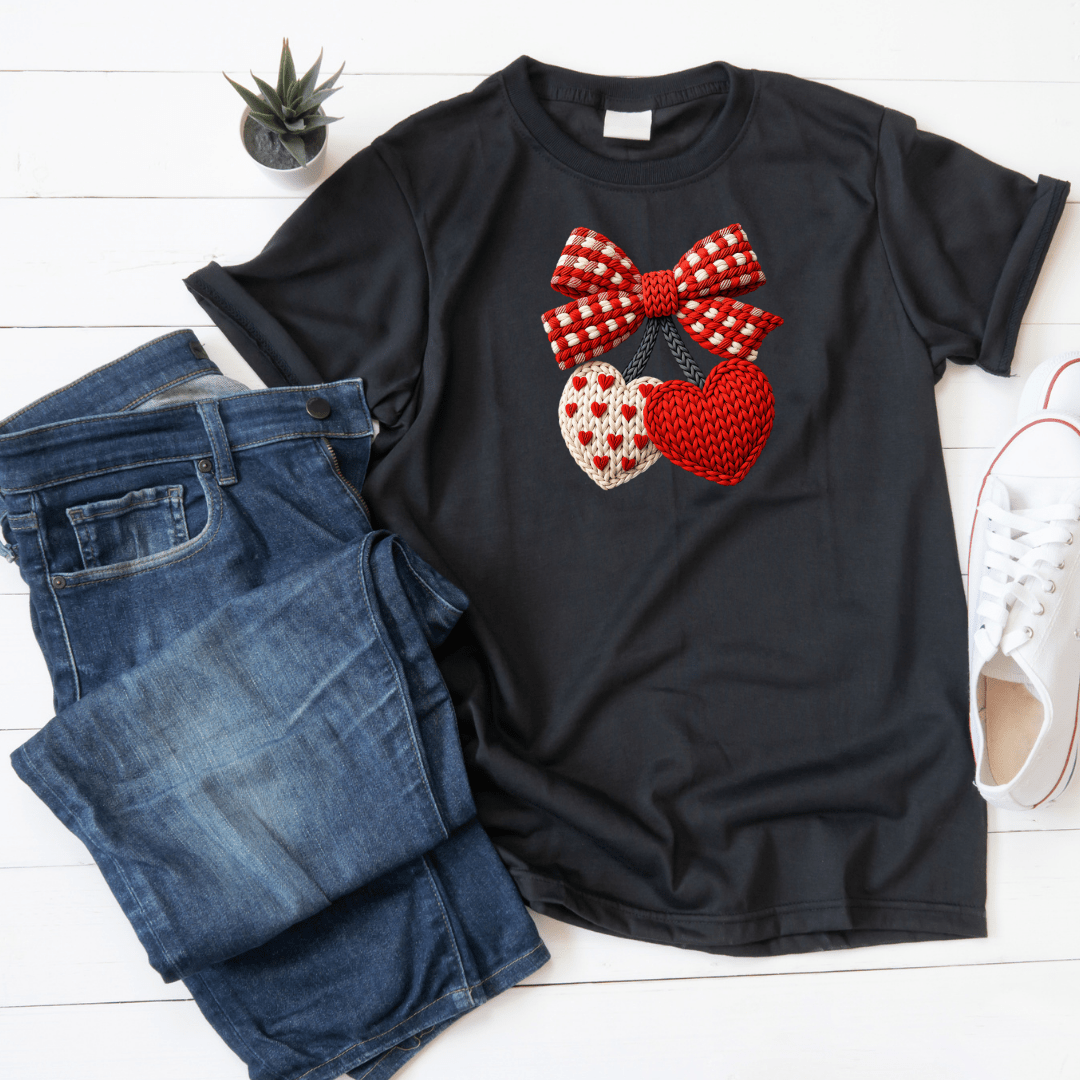 Trendy Love Shirt – Heart Design Tee - InkDura