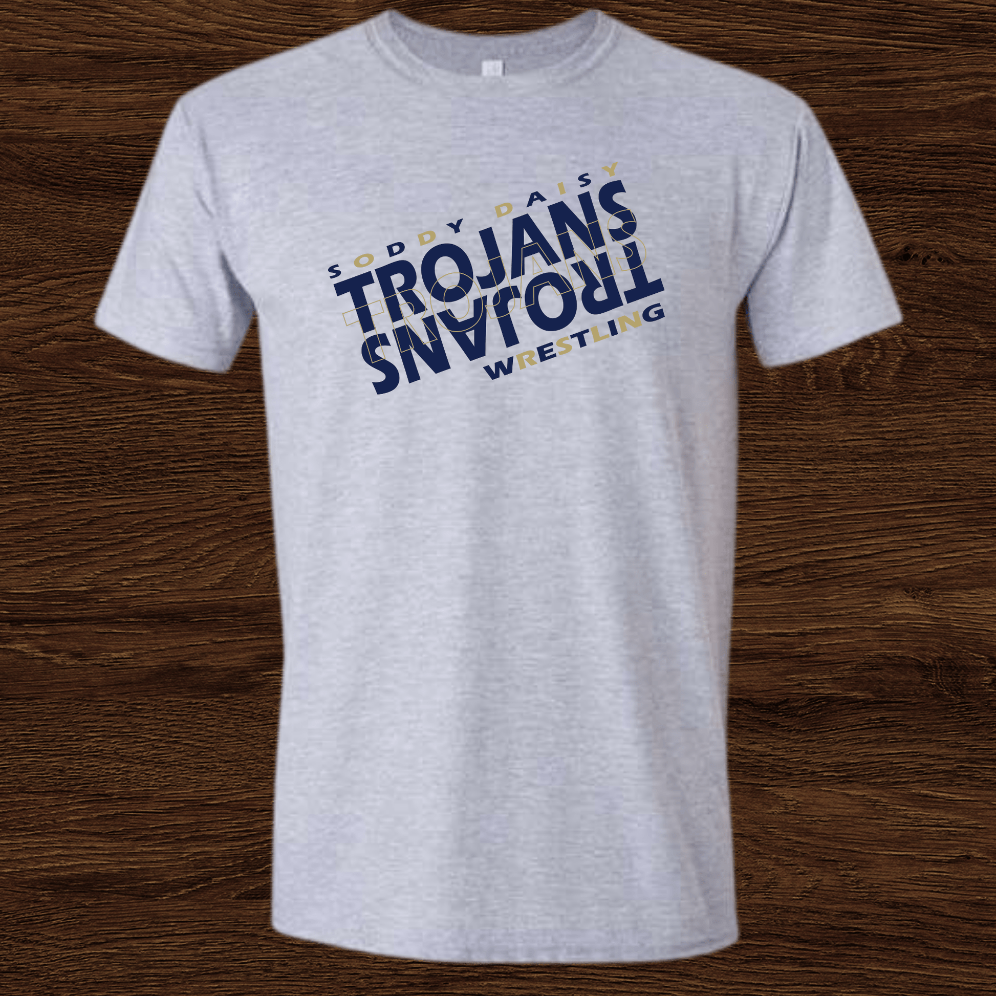 Trojan Grind Wrestling Tee (SDW3) - InkDura