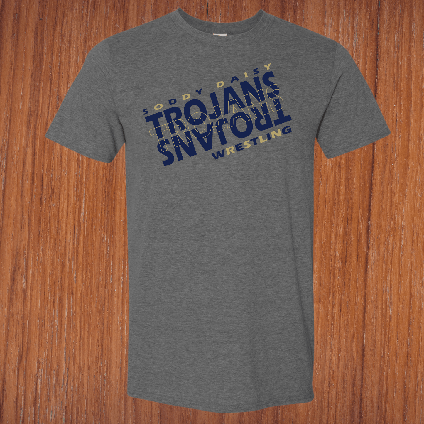 Trojan Grind Wrestling Tee (SDW3) - InkDura