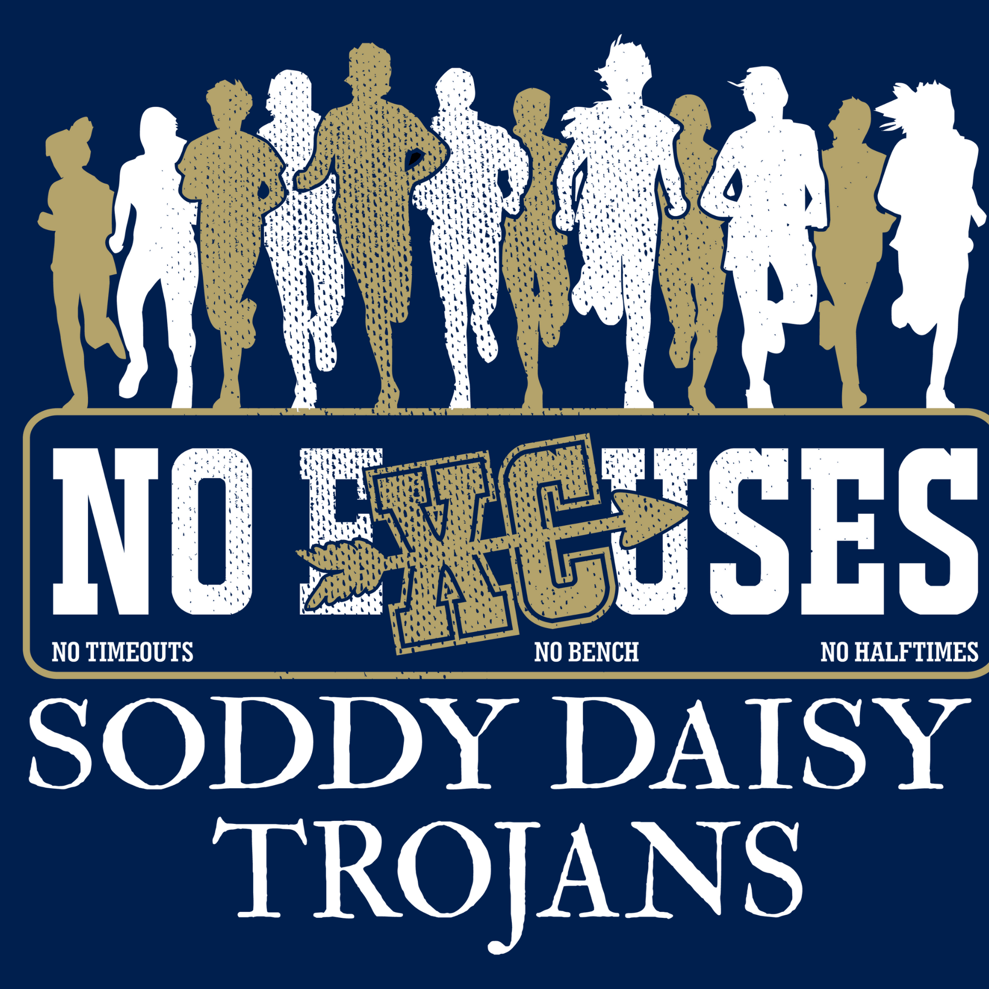 Trojans Cross Country Shirt - InkDura