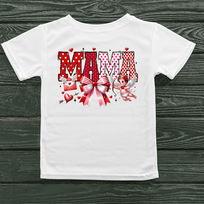 Valentine’s Day Shirt – Hearts & Smiles Mama Tee - InkDura