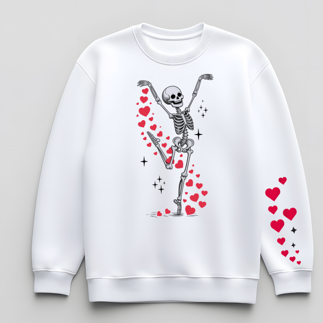 Valentine’s Day Skeleton Shirt – Still Dead Inside Tee - InkDura