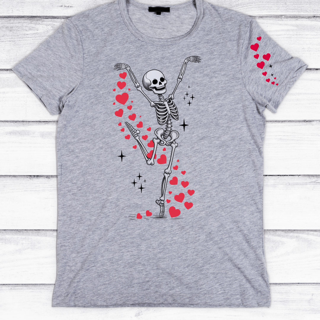 Valentine’s Day Skeleton Shirt – Still Dead Inside Tee - InkDura