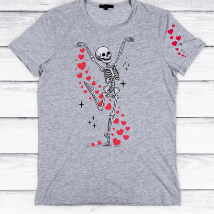 Valentine’s Day Skeleton Shirt – Still Dead Inside Tee - InkDura