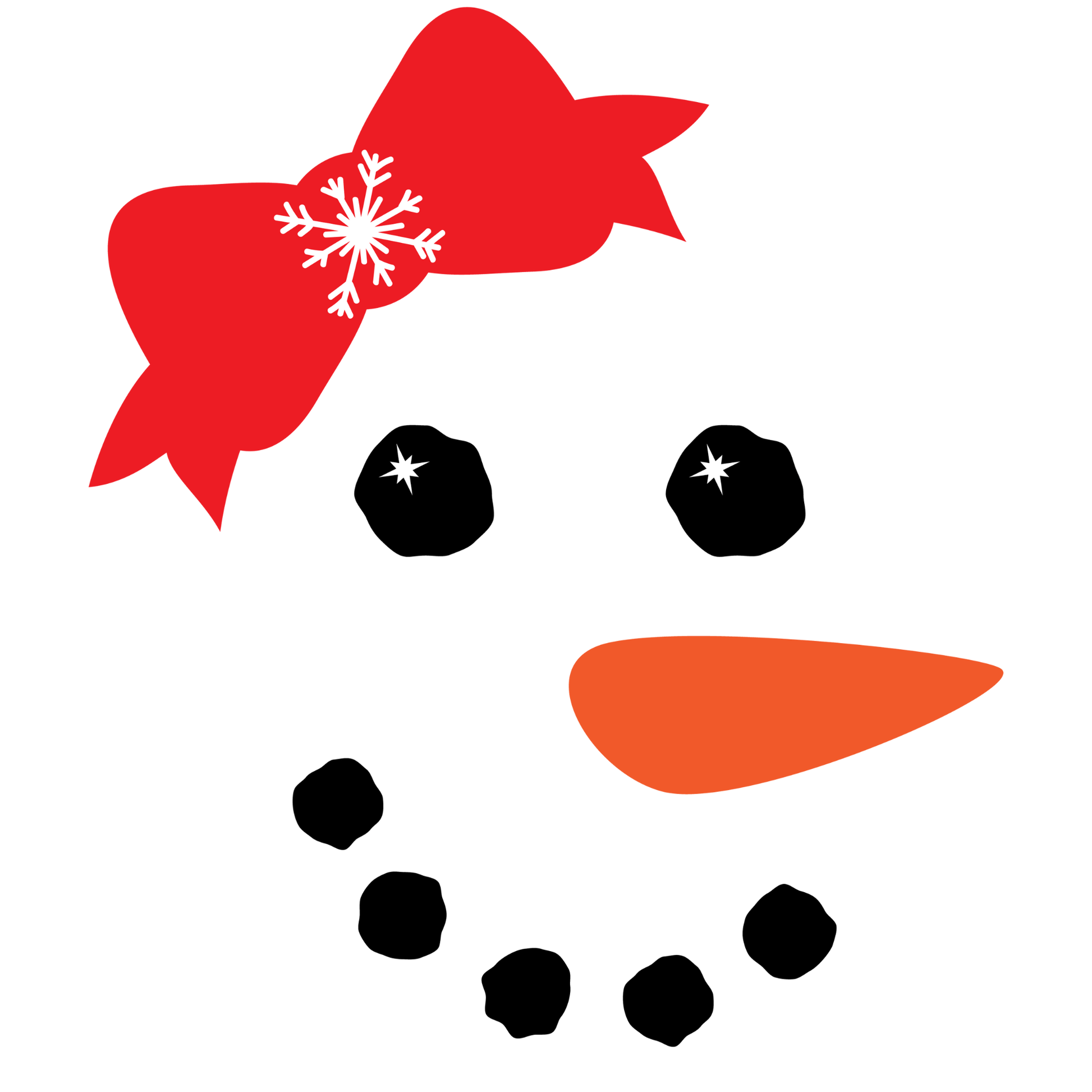 Winter Frost Snowman Tee Girls - InkDura